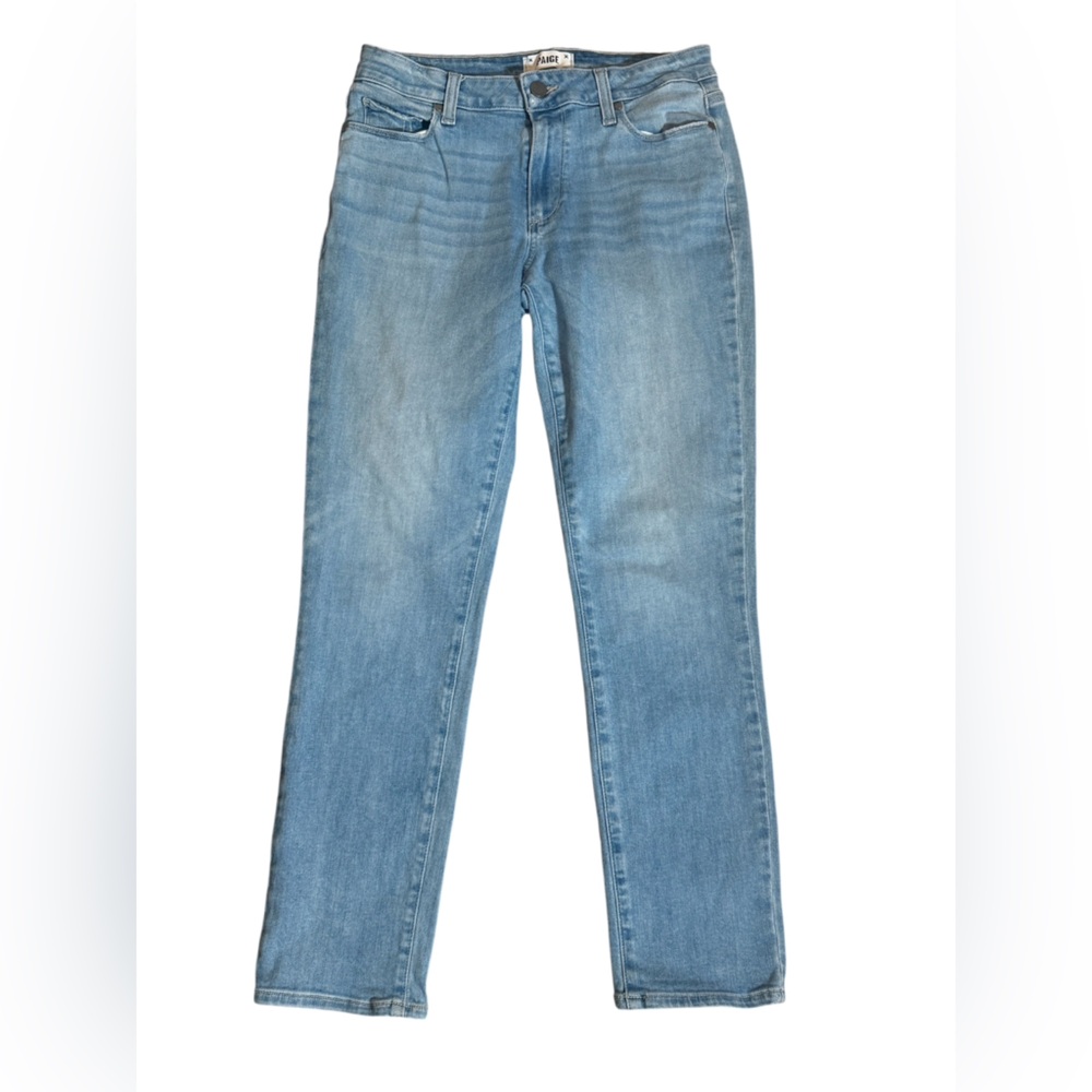 PAIGE Brigitte Light Blue Jeans size 27 WJ986 Suri Destructed boyfriend